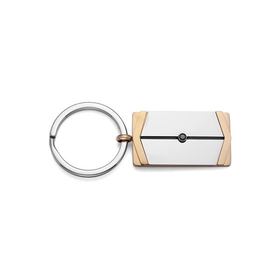Keychain Comete Portachiavi in Steel pink gold plated UCH185 - UCH185